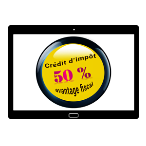 Crédit d'impôt services 50% à la personne assistance informatique à domicile
