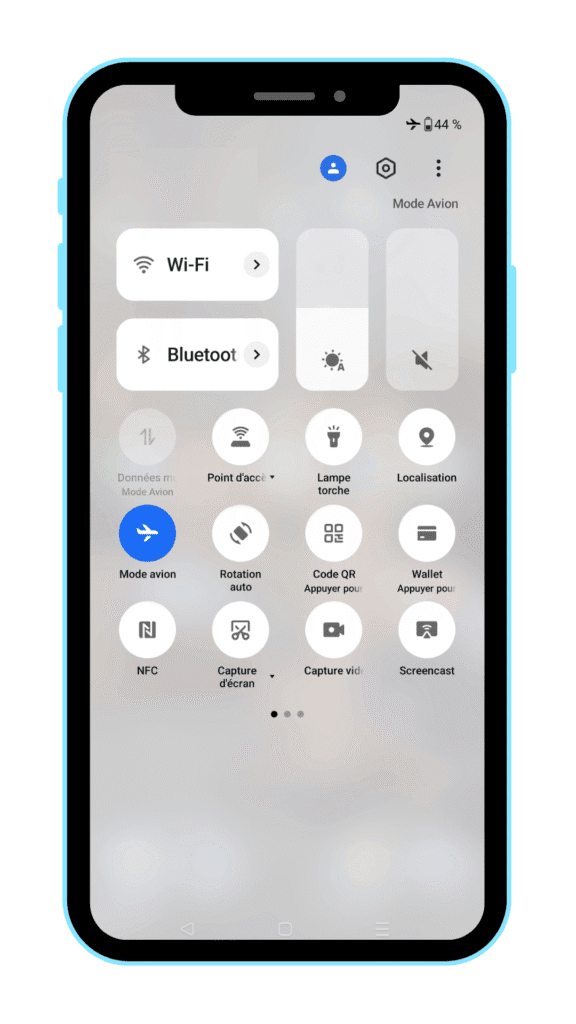 activer le mode avion