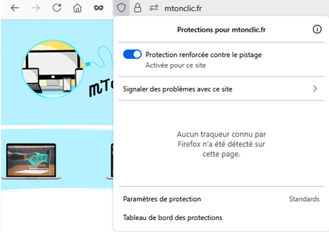 le bouclier du navigateur Firefox