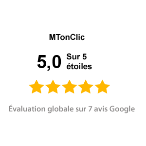 Prendre rendez-vous MTonClic 5 sur 5 sur 7 avis Google
