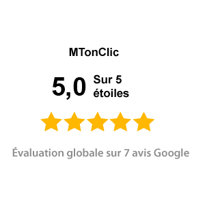 Tarifs MTonClic - 5 sur 5 sur 7 avis Google MTonClic