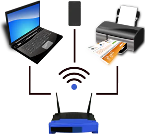 Installer-le-matériel-routeur-Wifi-imprimante-ordinateur-tablette-a-domicile